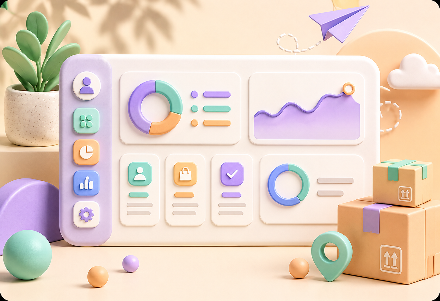 Login page artwork